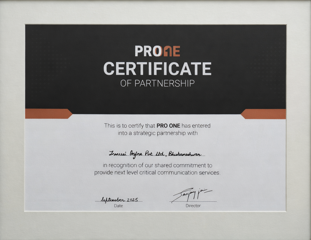 ProOne certificate