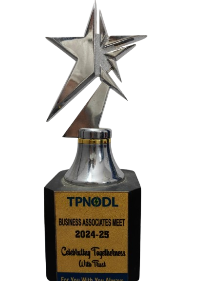 TPNODL achievement certificate